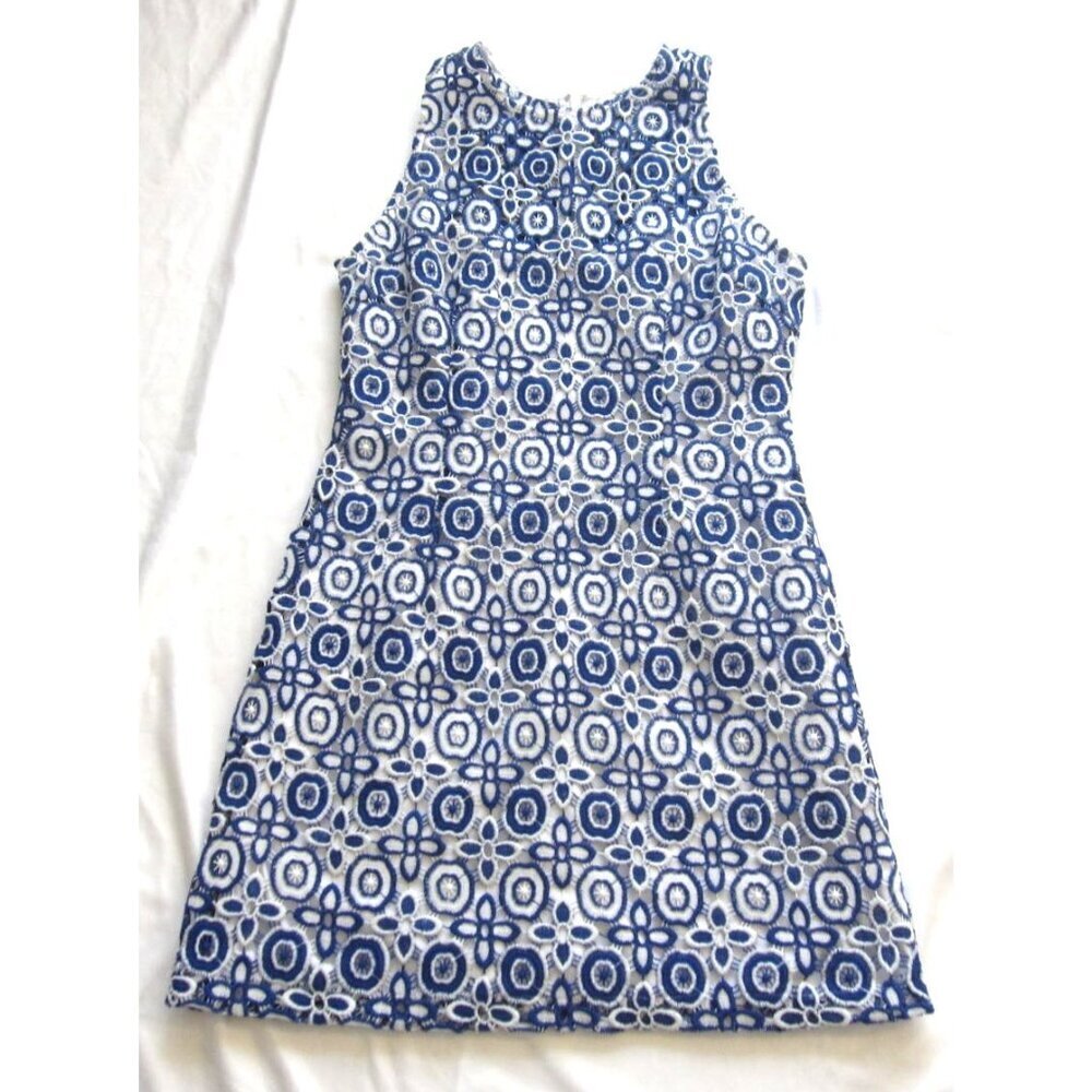 BB Dakota Dress Women Crochet Whimsigoth Floral Boho Cottage Mini Sz 6 (WK38)